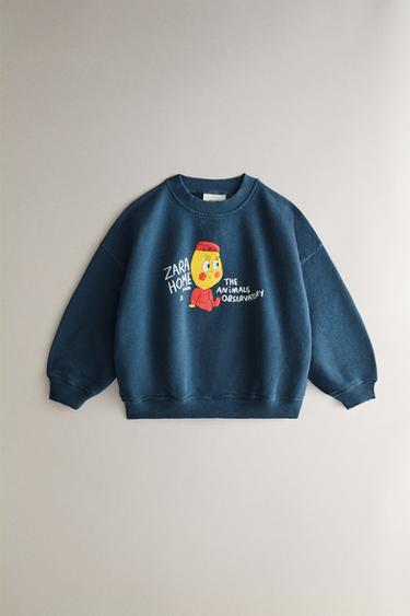 SWEAT ENFANT LIMONCELLA X THE ANIMALS OBSERVATORY - Bleu de Zara - Image 0