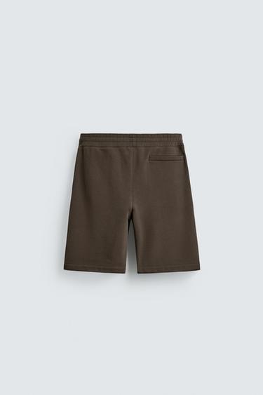 BERMUDA JOGGER REGULAR FIT - Marron de Zara - Image 7