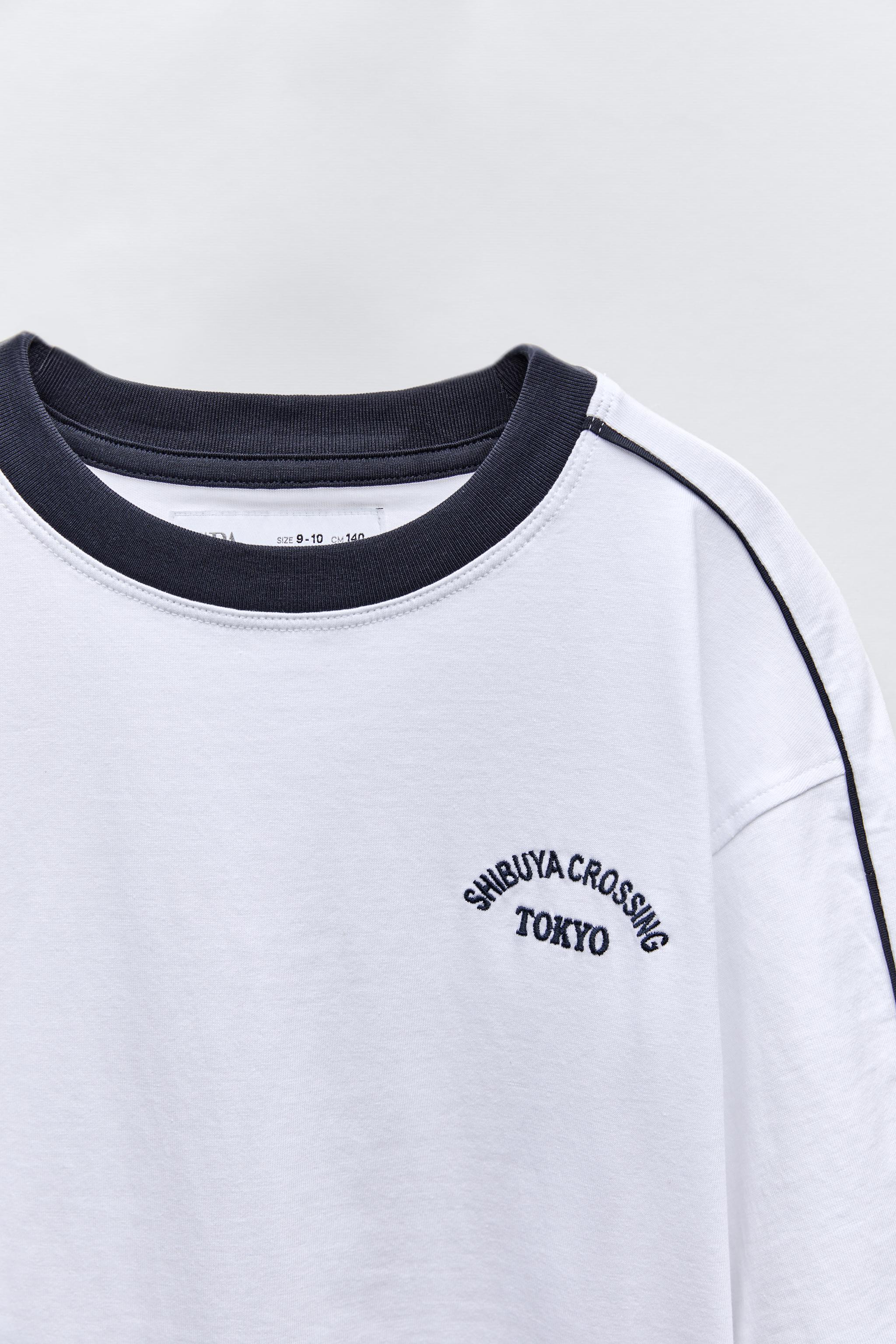 TOKYO T-SHIRT - Oyster-white | ZARA Australia