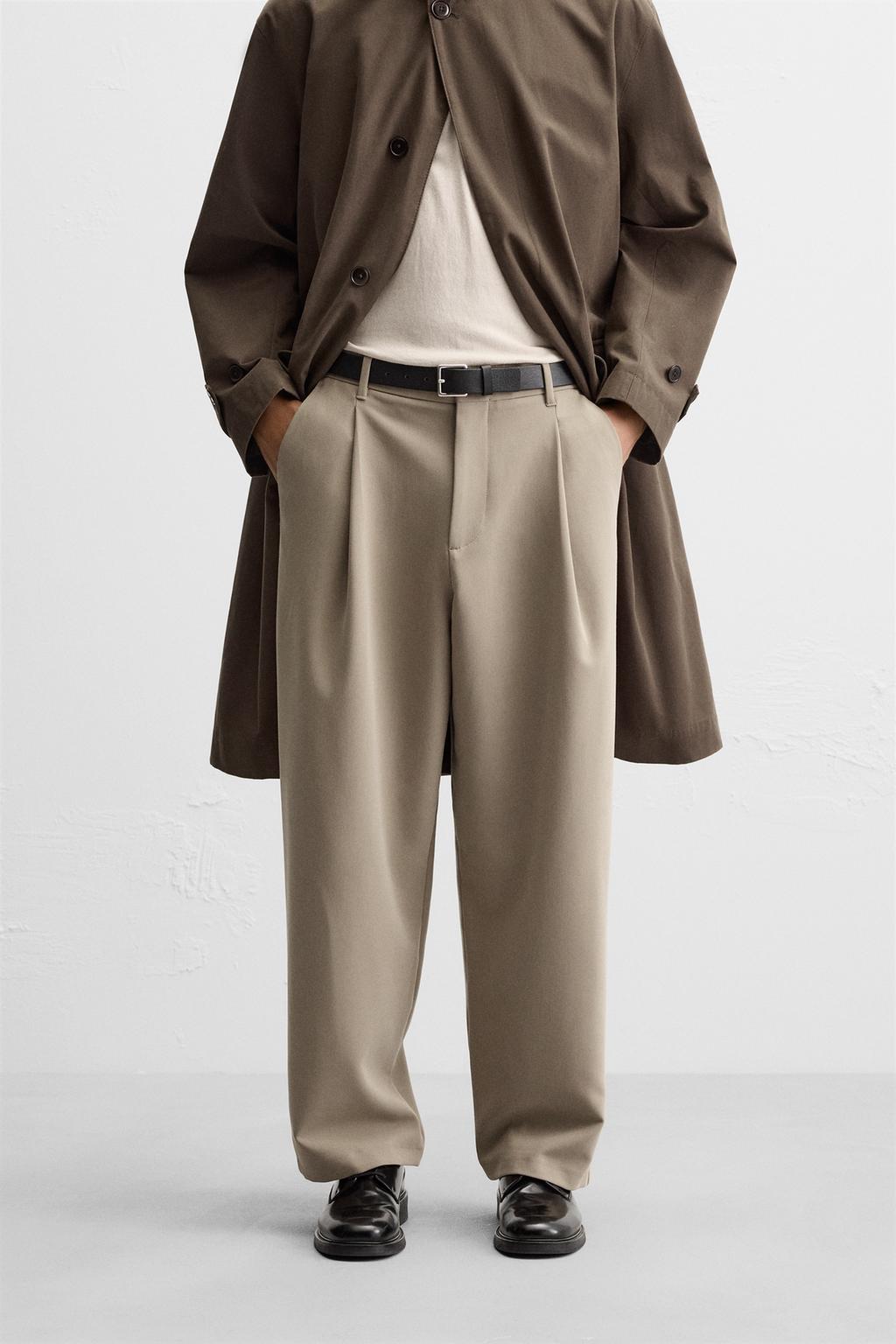 PANTALÓN RELAXED FIT PLIEGUES