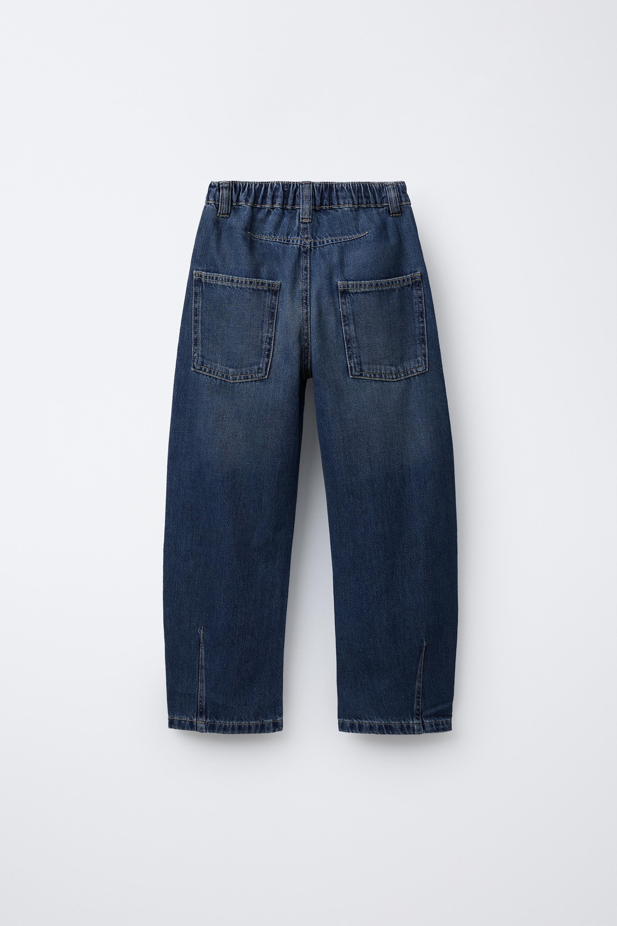 リラックスバルーンデニムパンツ - ブルー | ZARA Japan / 日本 リラックスバルーンデニムパンツ - ブルー | ZARA Japan / 日本