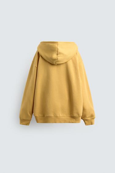 2-6 ANS/ SWEAT HOODIE MICKEY + PLUTO HARRY LAMBERT FOR ZARA X DISNEY - Jaune de Zara - Image 1