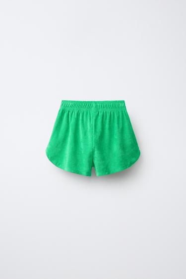 ENSEMBLE POLO ET BERMUDA EFFET SERVIETTE - Vert de Zara - Image 4