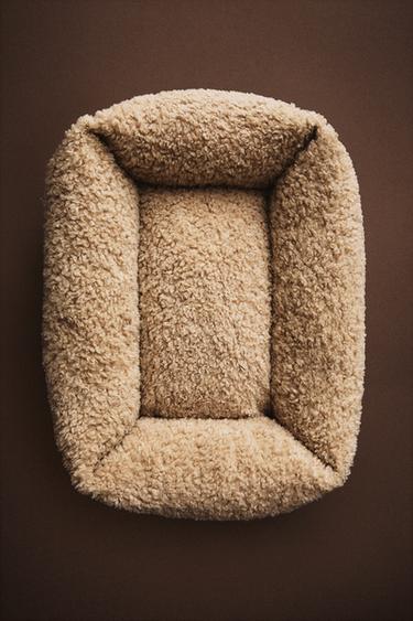PANIER EFFET PEAU D’AGNEAU ANIMAL DE COMPAGNIE - Beige de Zara