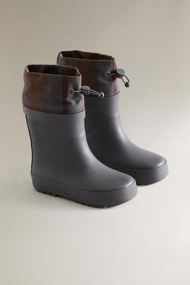 CHILDREN'S WELLIES - Dark Grey by Zara - Image 1