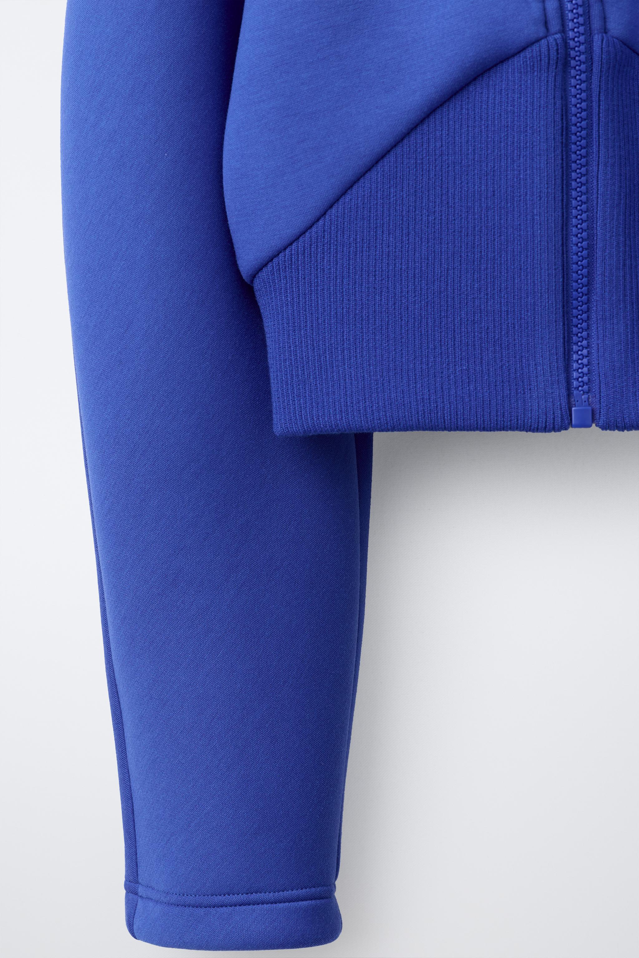 BLOUSON NÉOPRÈNE CÔTELÉ