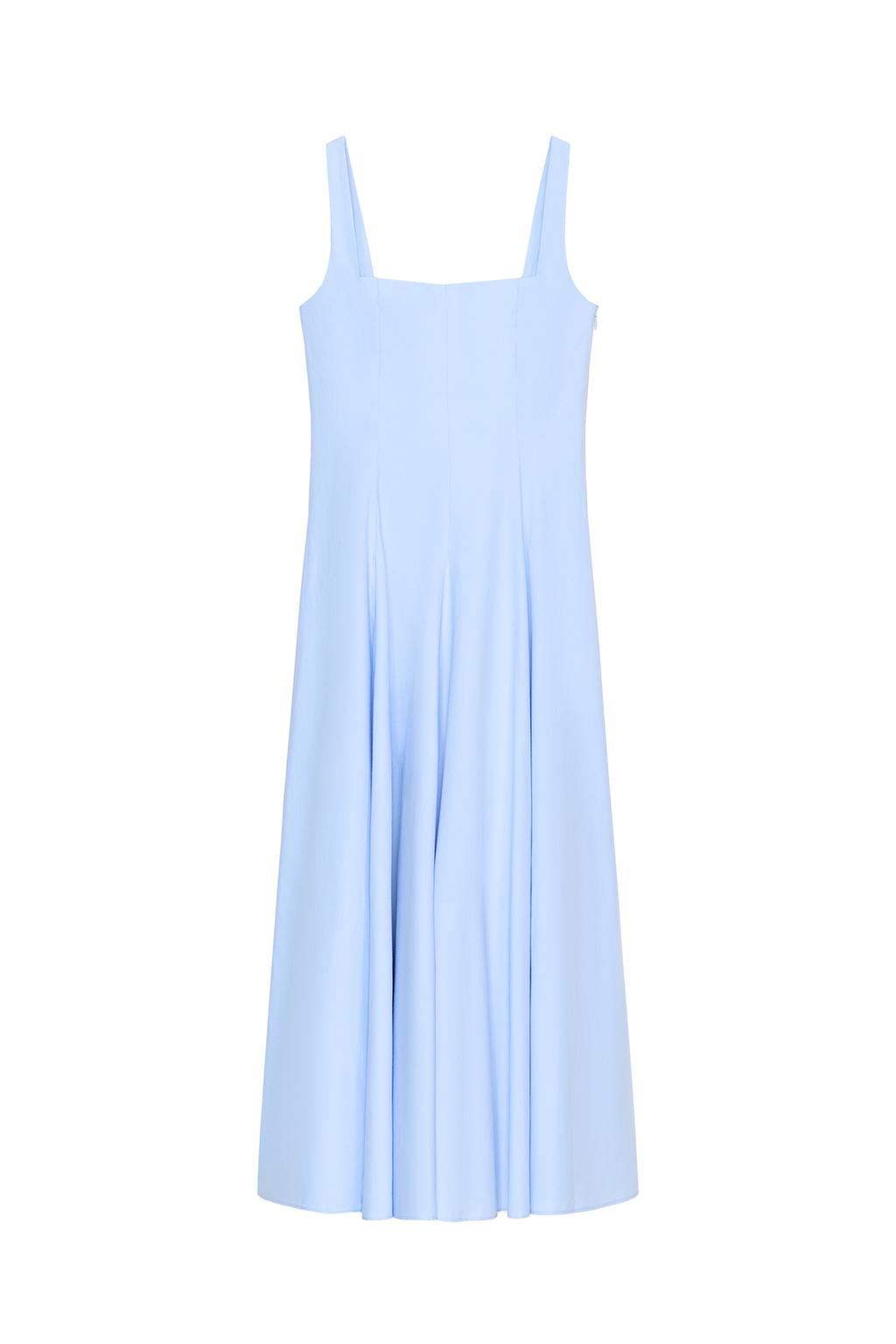 POPLIN GODET DRESS - image 3