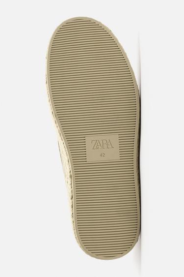 MOCASSINS EN CUIR CASUAL JUTE - Blanc écru de Zara - Image 4