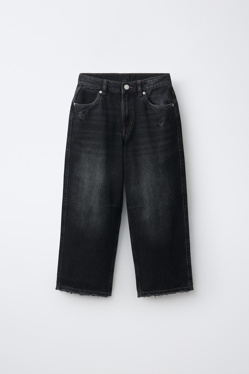 STAR DETAIL BAGGY JEANS