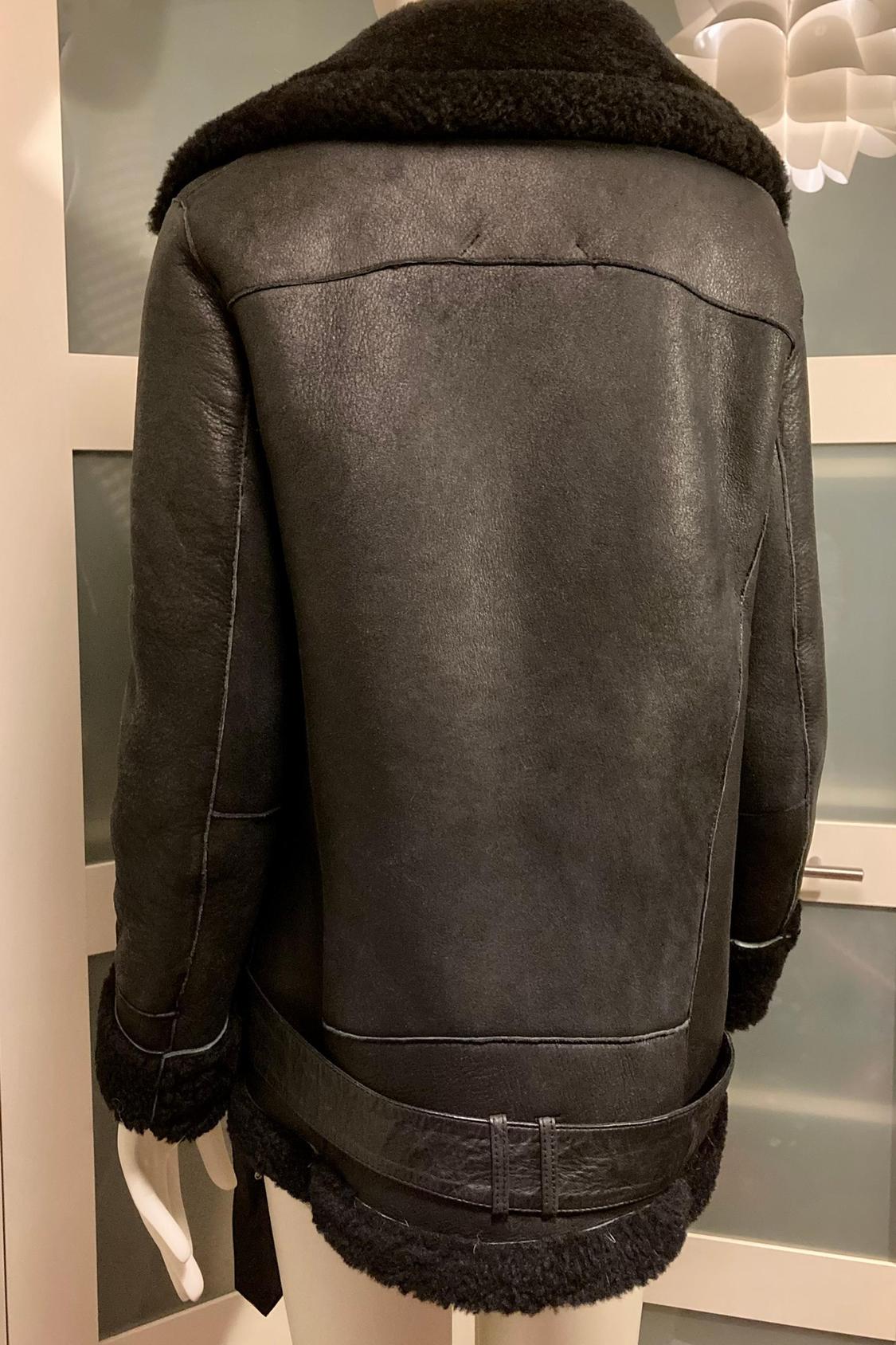 LEATHER BIKER JACKET - Image 3