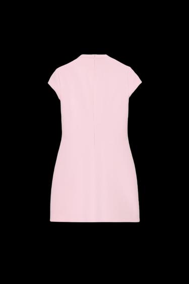Zara SHORT TIED DRESS - Pink