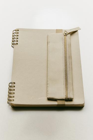 A5 NOTEBOOK CASE - Ecru by Zara - Image 5