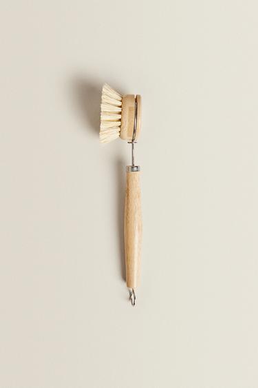 WOODEN TABLEWARE BRUSH - Light beige by Zara - Image 0