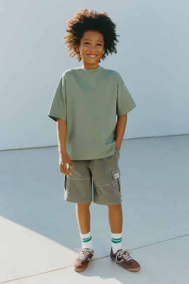 EFFEN T-SHIRT MEDIUM WEIGHT - Lichtgroen van Zara