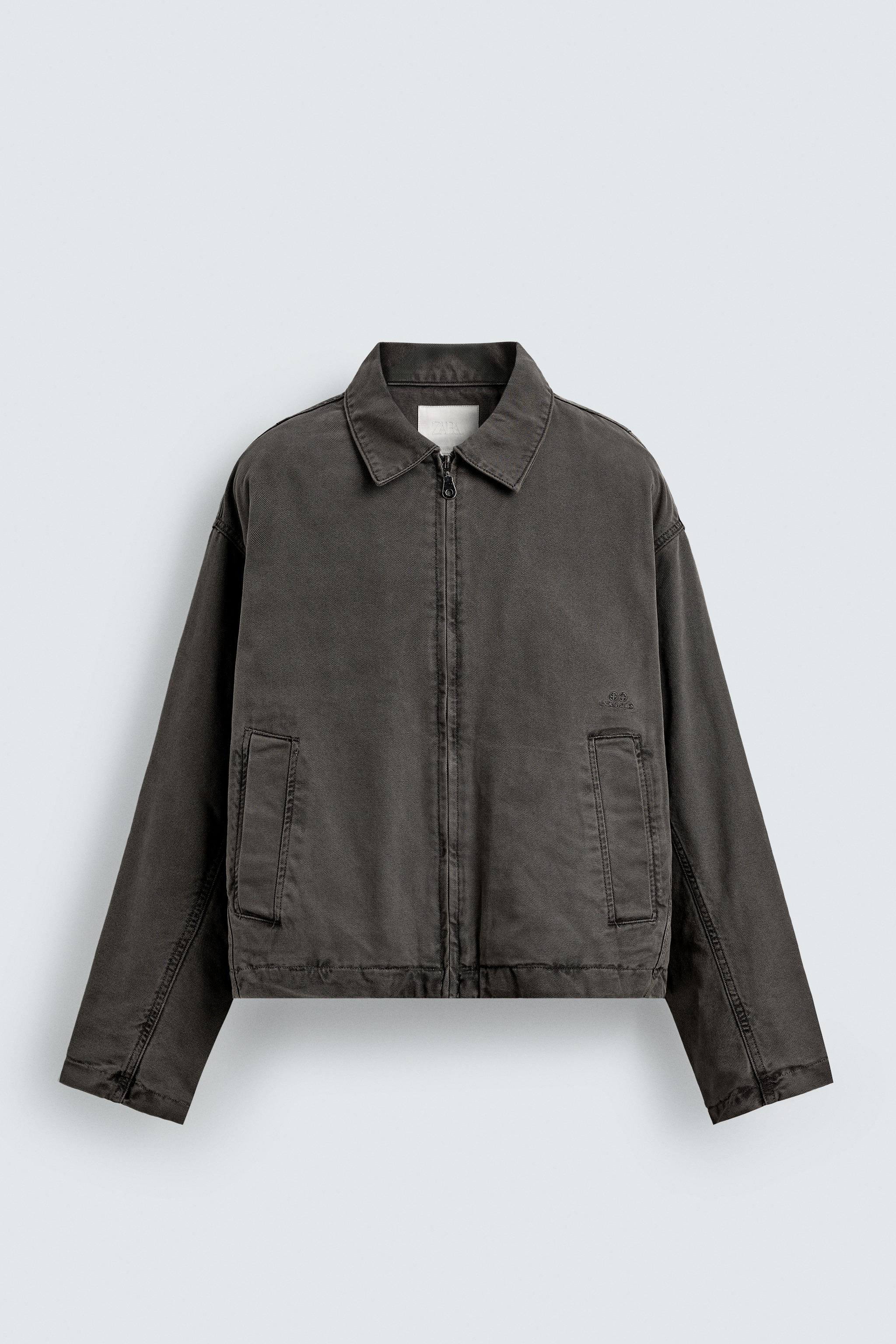 EMBROIDERED CROPPED FIT JACKET