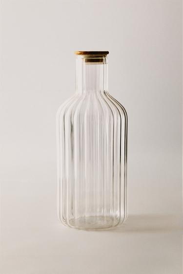 BOROSILICATE GLASS BOTTLE - Transparent by Zara