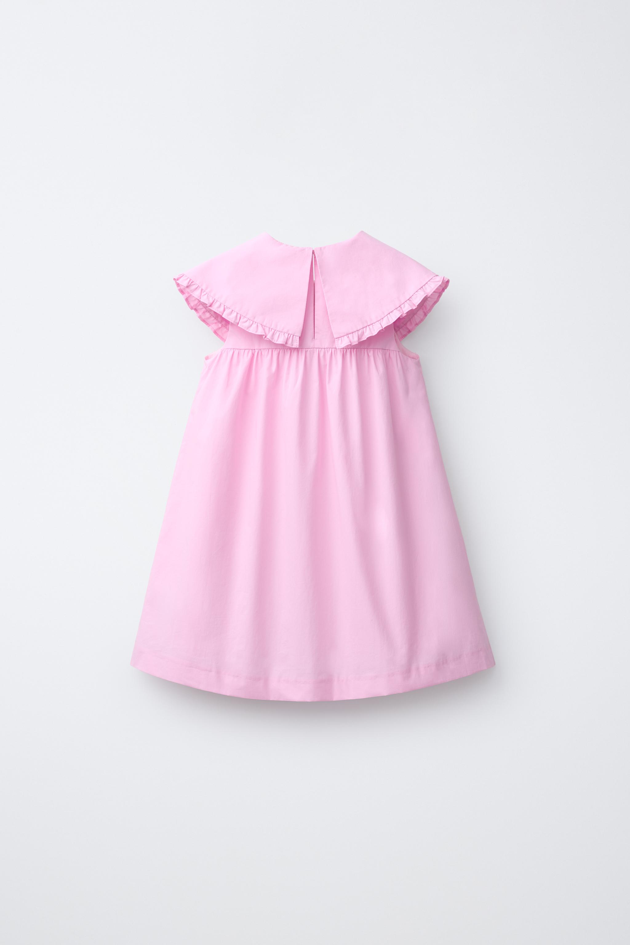 blush pink maternity dress Smocked Mock Neck Long Sleeve Maternity Dress BLUSH / SMALL main image 1