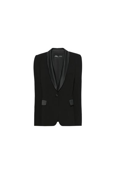 TUXEDO COLLAR BLAZER