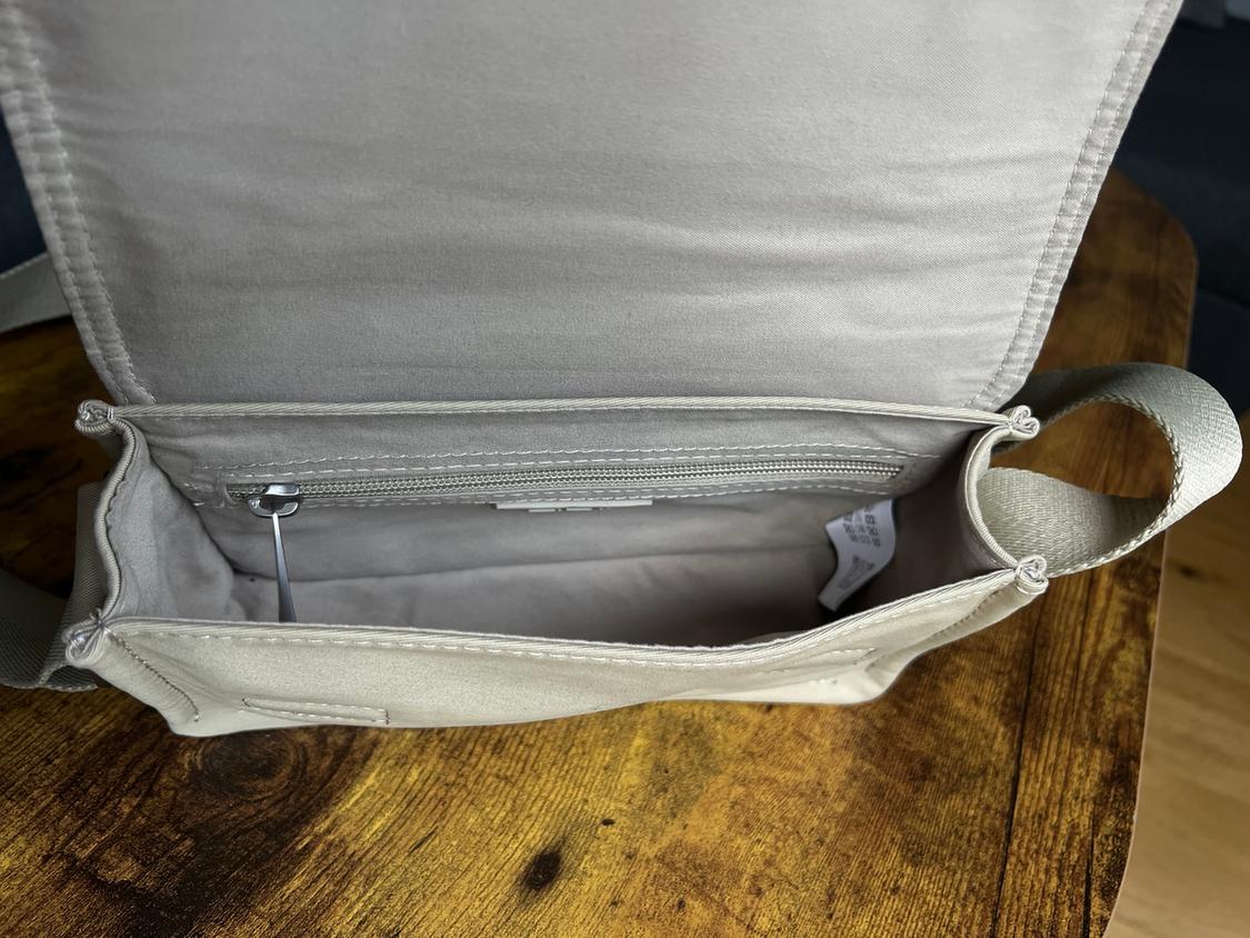 FABRIC CROSSBODY BAG WITH FLAP - Image 6