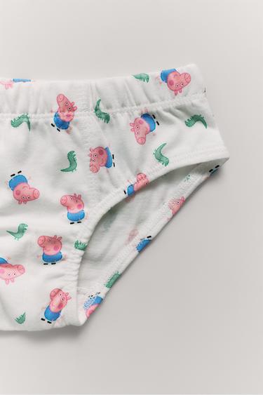 2-6 سنوات/ حزمة من ثلاثة سراويل SLIPS PEPPA PIG ™ - أبيض الخاص بـ Zara