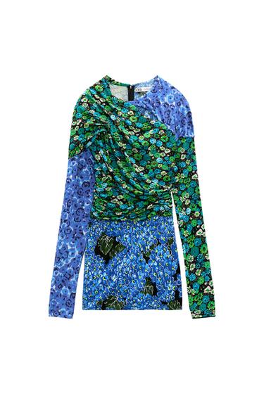 TOP DRAPEADO ESTAMPADO