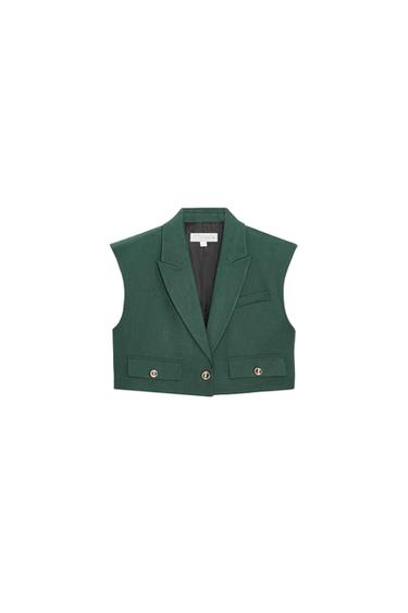 SHORT WAISTCOAT WITH FLAPS