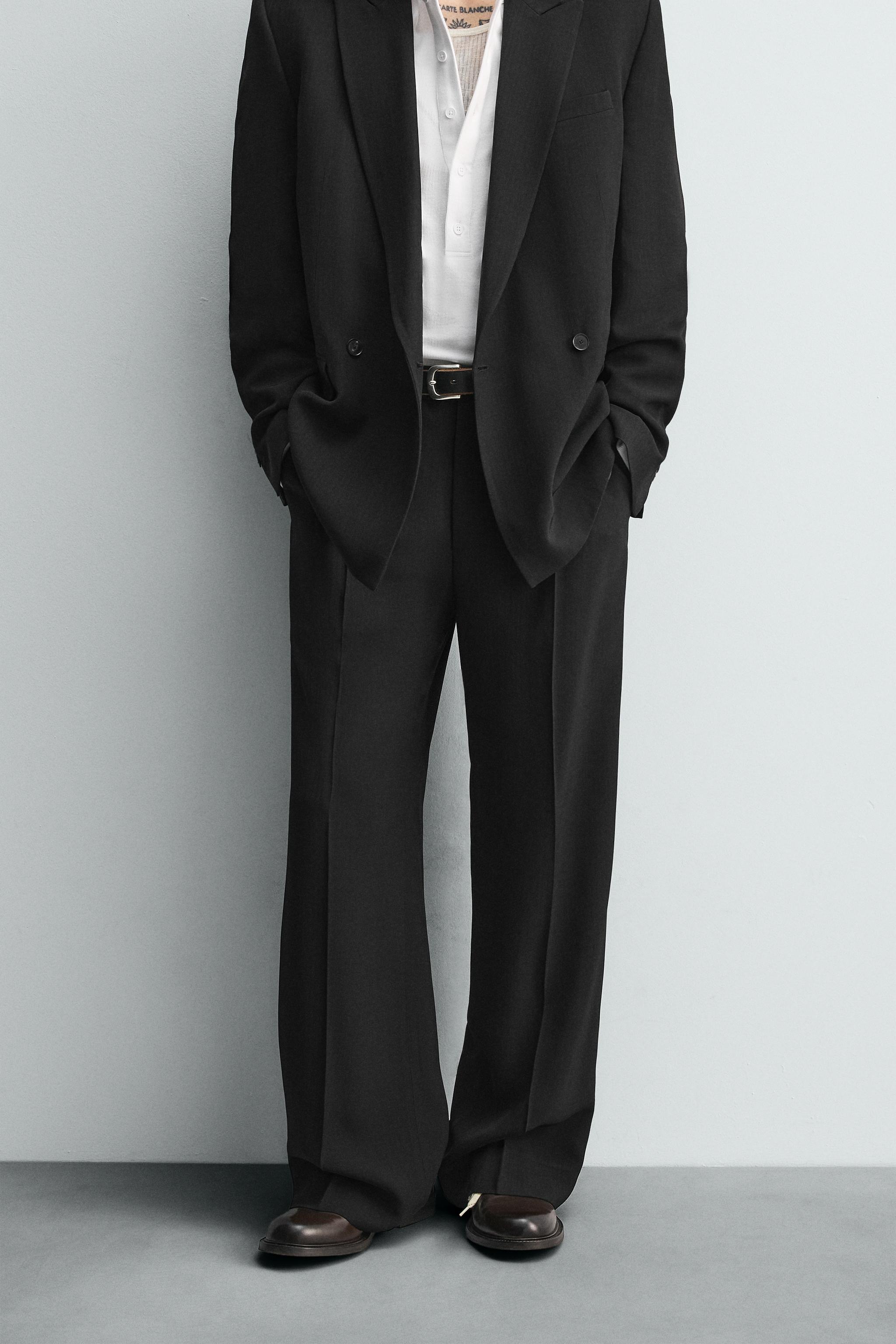 パンツ (ブラック・黒) | メンズ | 最新コレクション | ZARA 日本