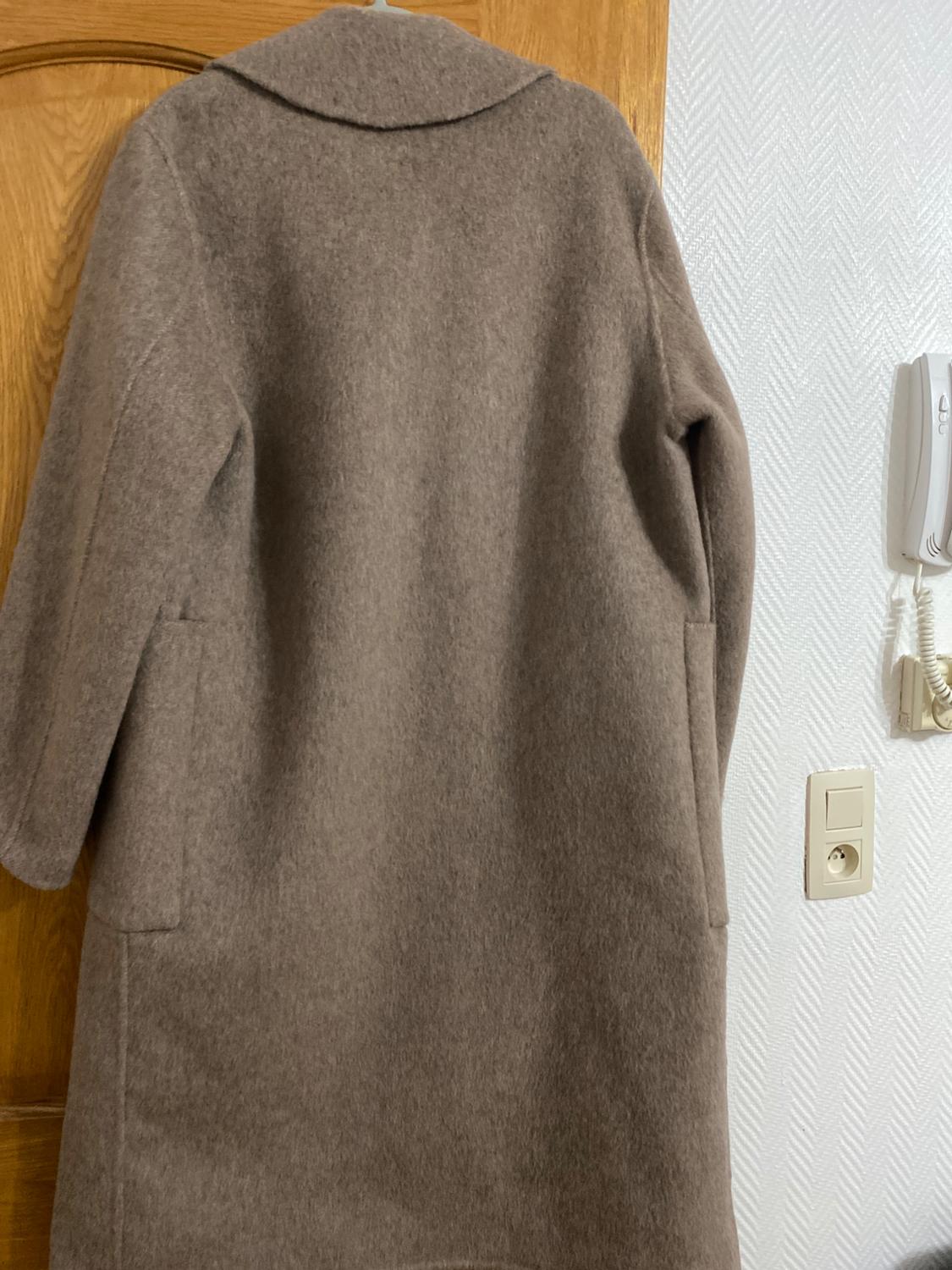 LONG WOOL BLEND DOUBLE-BREASTED COAT - Image 6