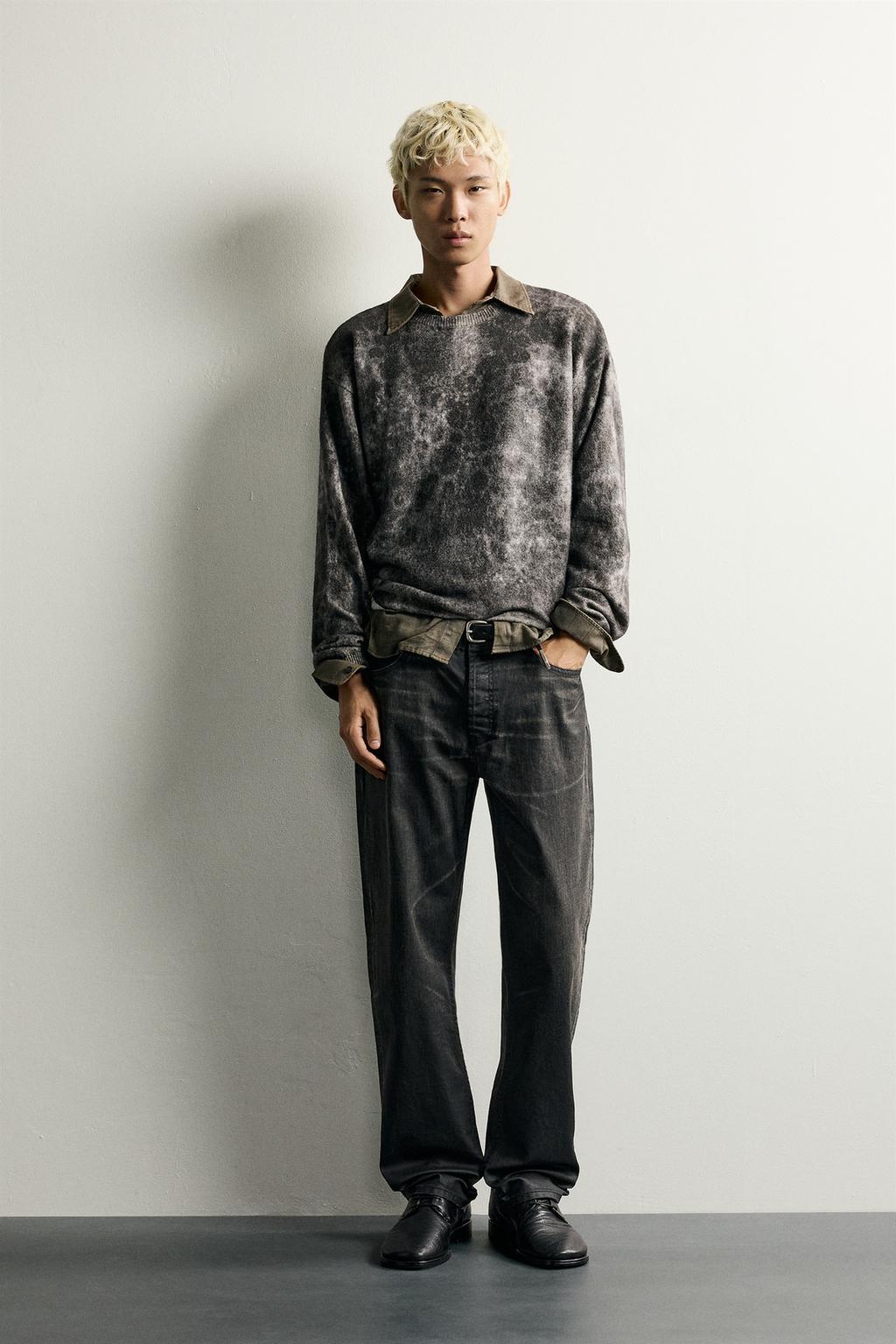 ABSTRACT PRINT RELAXED FIT JUMPER