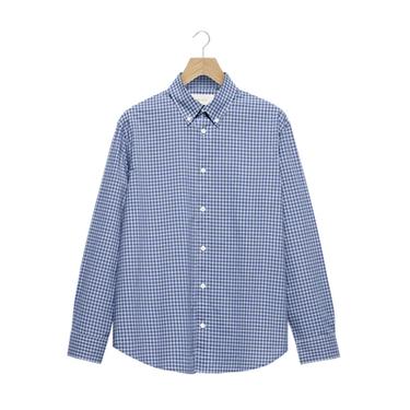 REGULAR FIT CHECK SHIRT - Blue by Zara