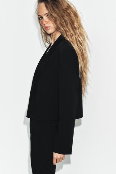 VESTE COURTE - Noir de Zara - Image 3