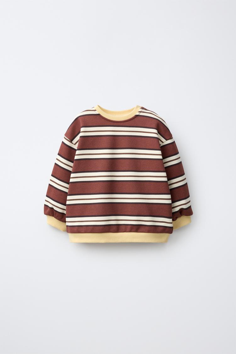 Sudadera estampado rayas
