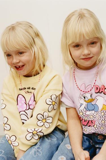 Zara DAISY DUCK © DISNEY T-SHIRT - Light mauve