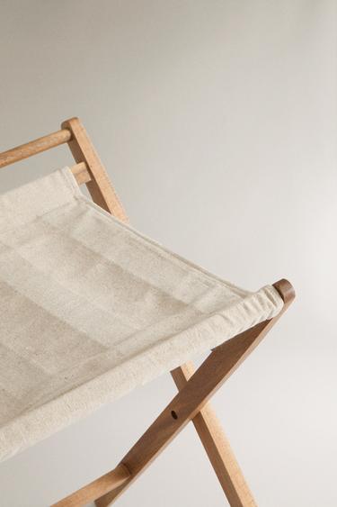 FOLDING LUGGAGE RACK - Light beige by Zara - Image 2