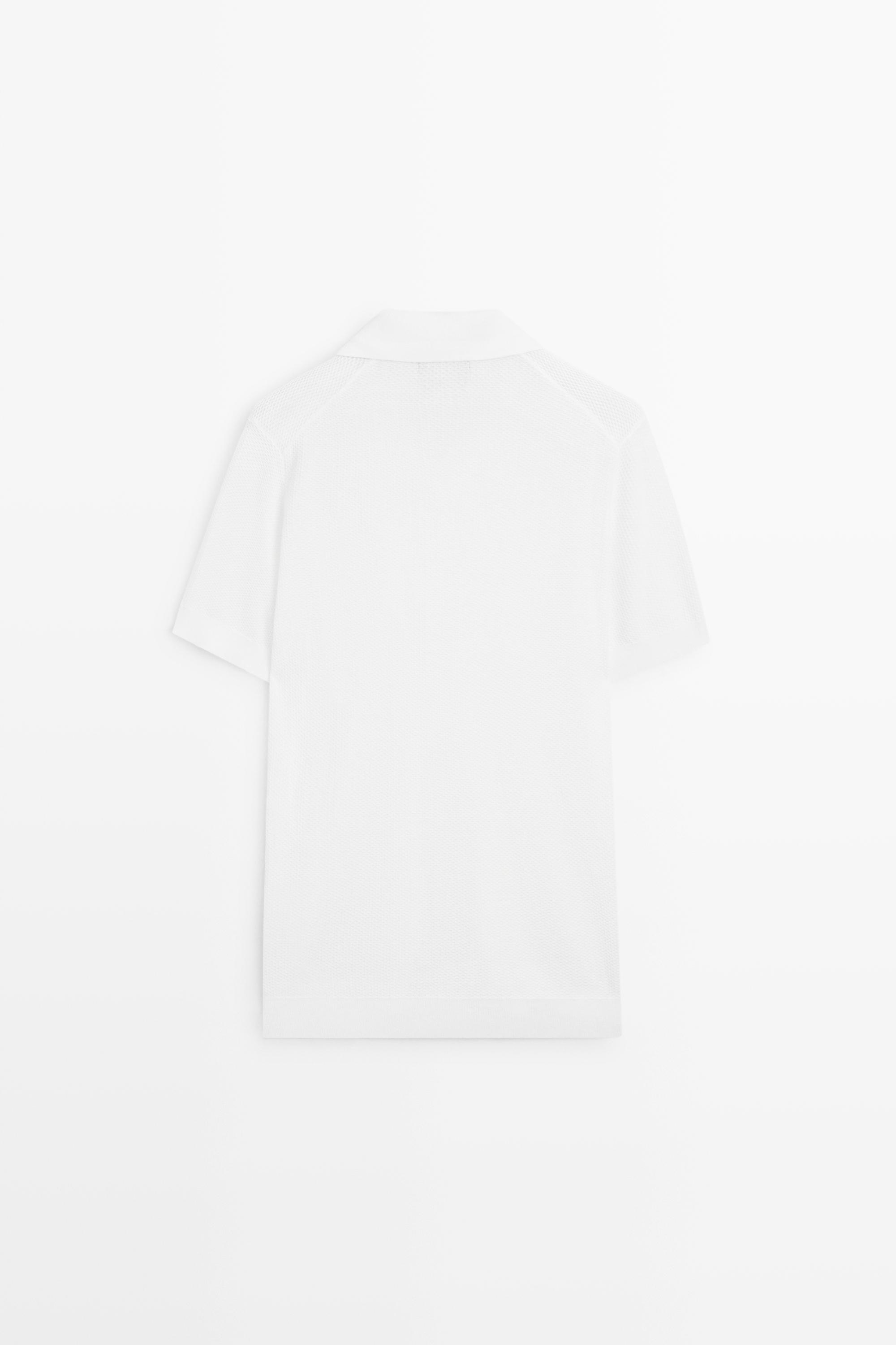 Polo en maille 100 % coton