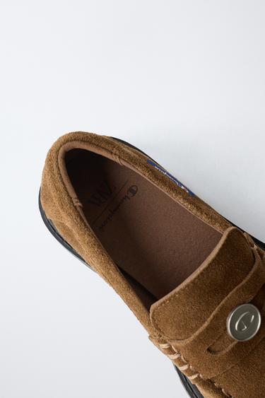 CHAMPION ® X ZARA LEATHER LOAFERS - Brown by Zara - Image 6