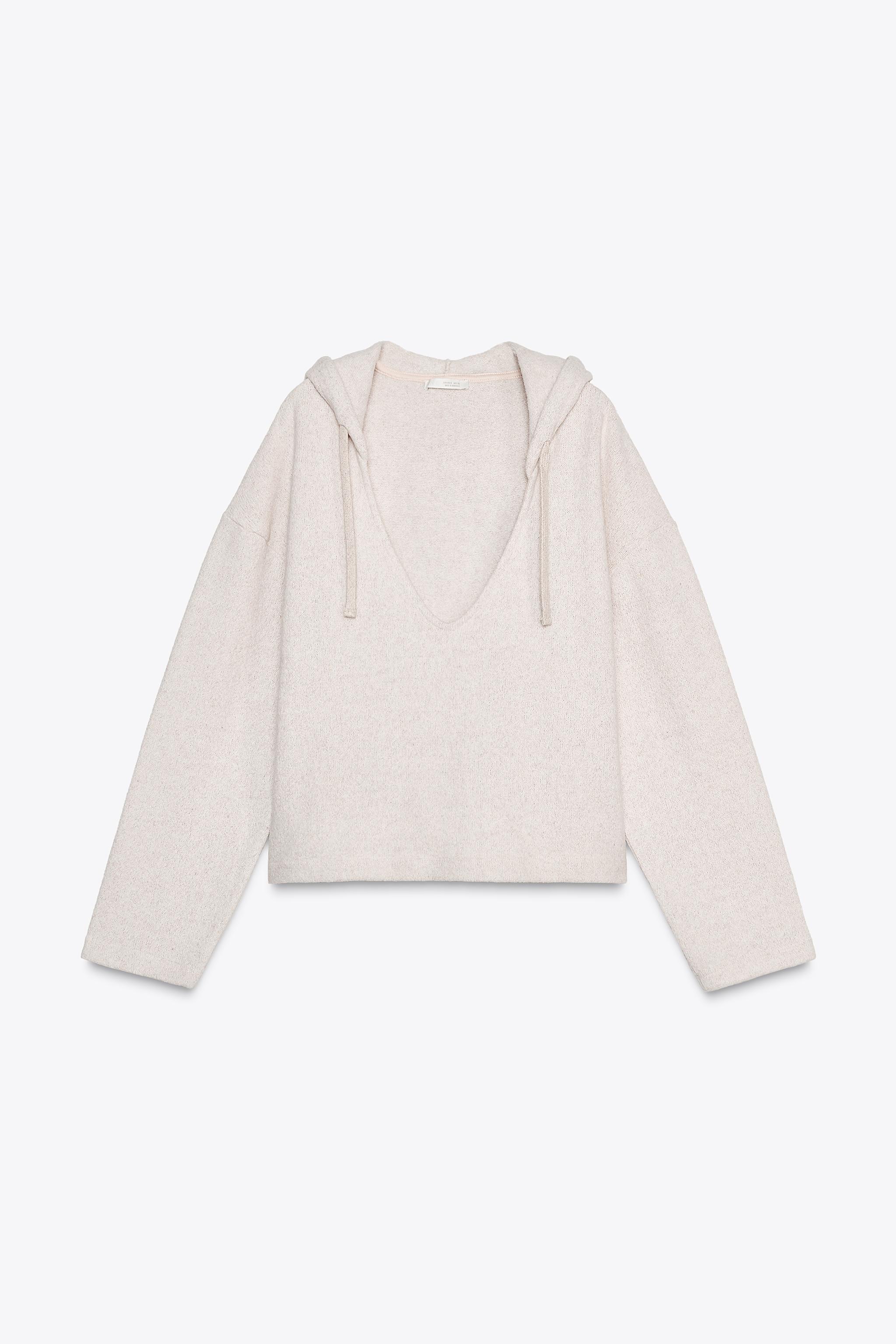 ソフトな風合いのカジュアルフーディ - ベージュ | ZARA Japan
