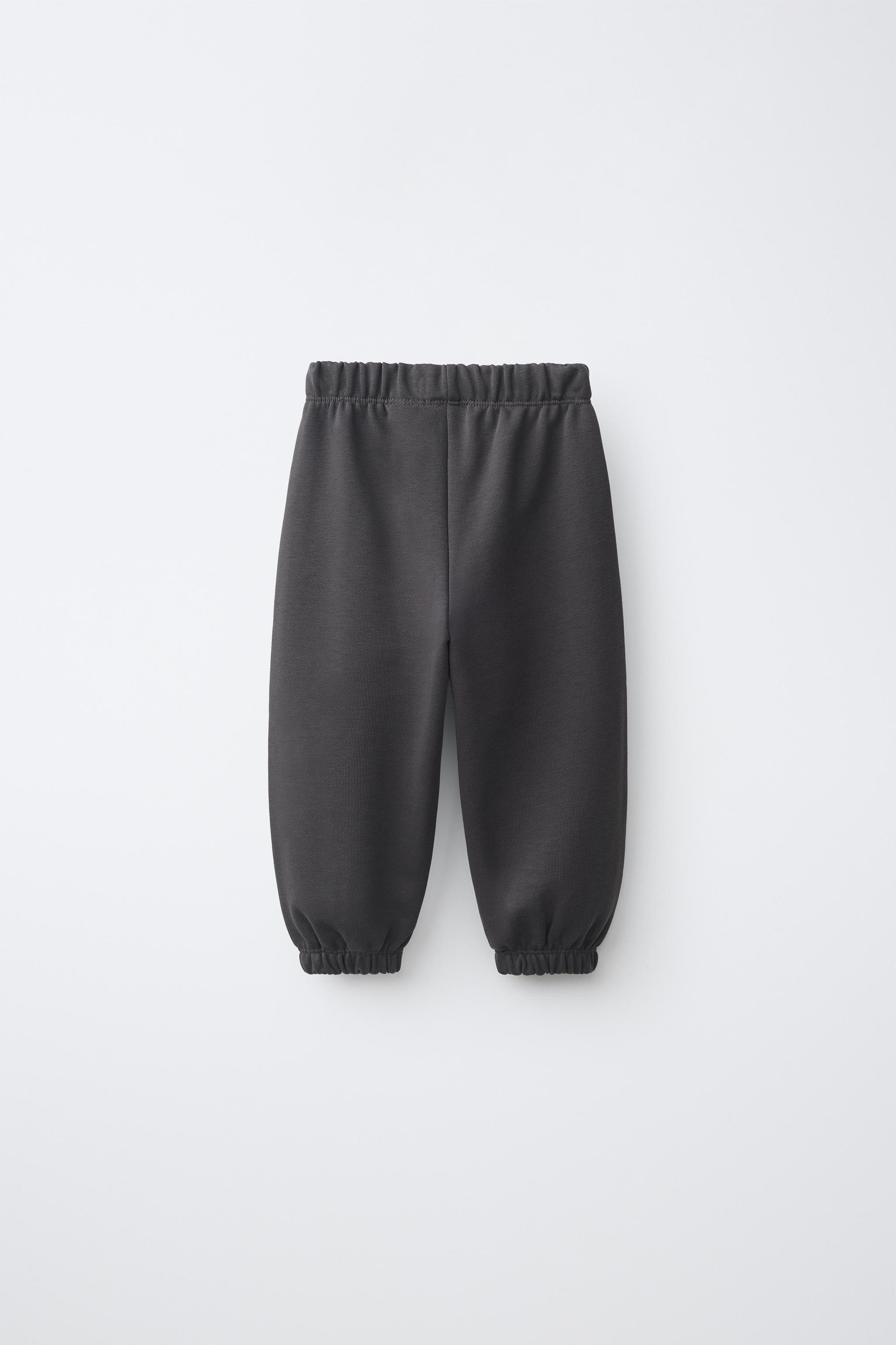 Детские брюки Zara TWO-PACK SOLID JOGGER PANTS — фото 3