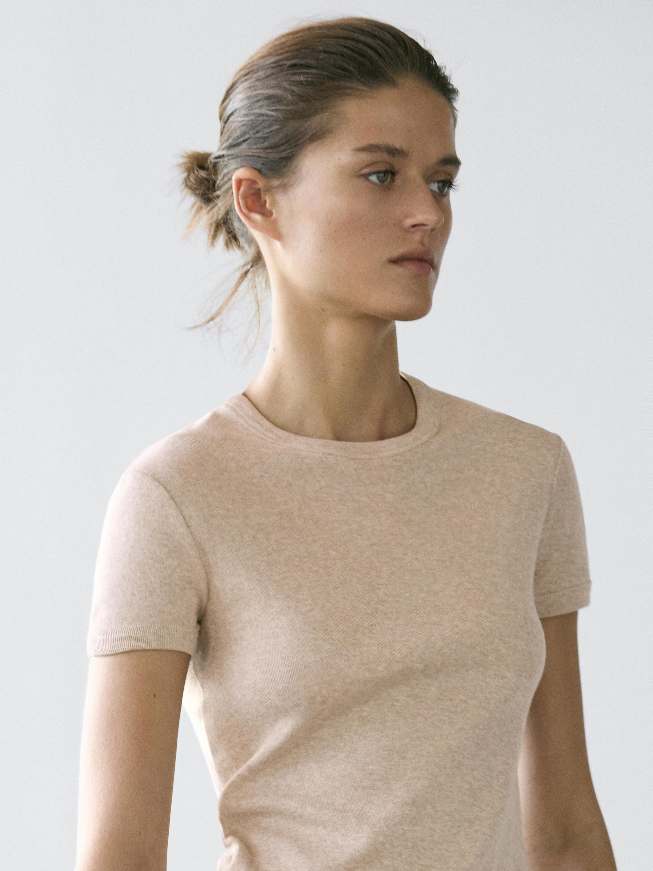 Short sleeve cotton T-shirt