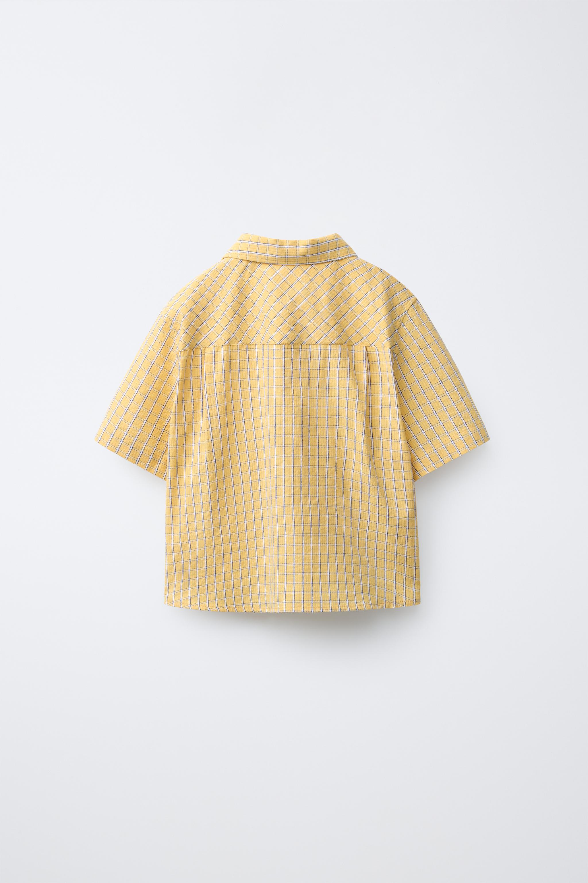 Детские рубашки Zara PUKAS SURF PLAID SHIRT — фото 3