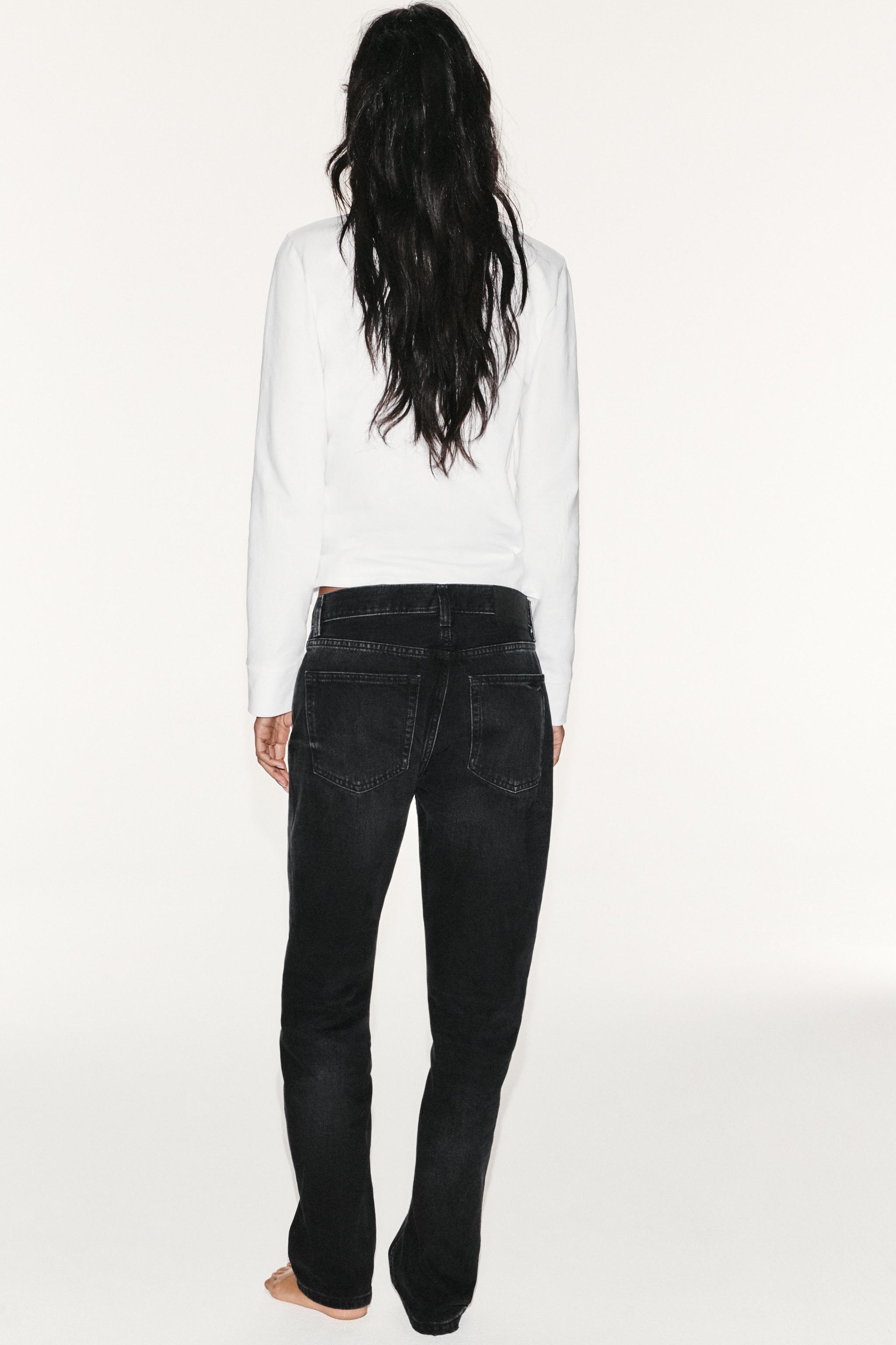 TRF MID-RISE STRAIGHT FIT JEANS