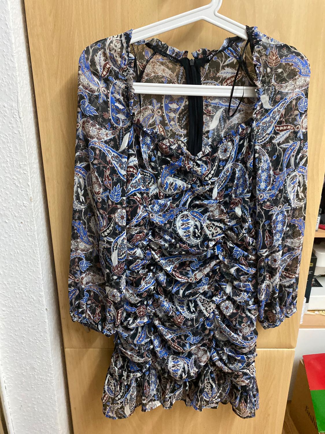 PAISLEY PRINT DRESS