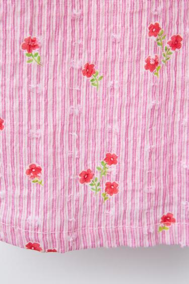 COMBI-SHORT FLEURS - Rose de Zara - Image 3