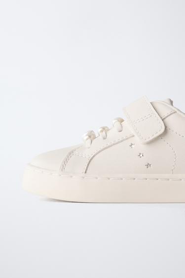 PEARL SNEAKERS - White by Zara - Image 3