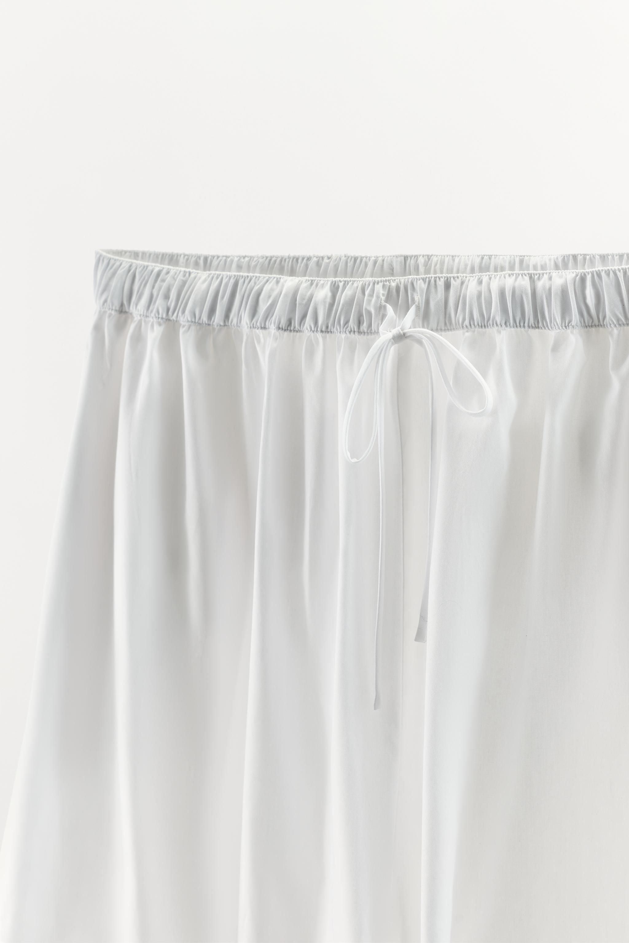 Женские брюки Zara POPELIN BLOOMER PANTS — фото 11