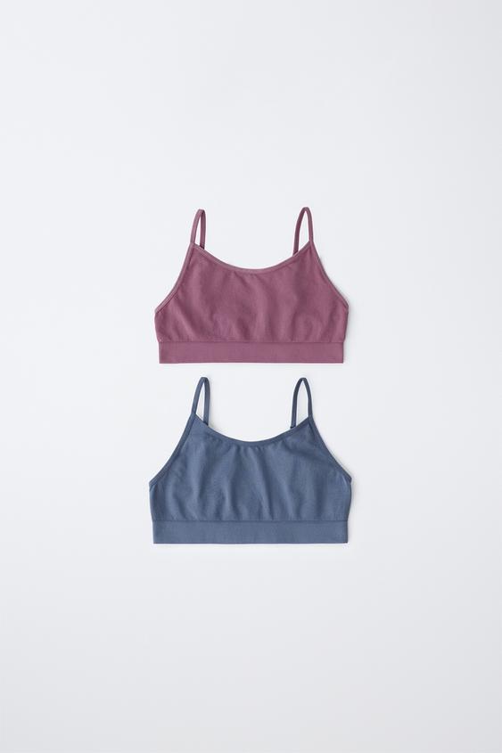 8-14 ANS / LOT DE DEUX TOPS SANS COUTURES - Multicolore de Zara - Image 0