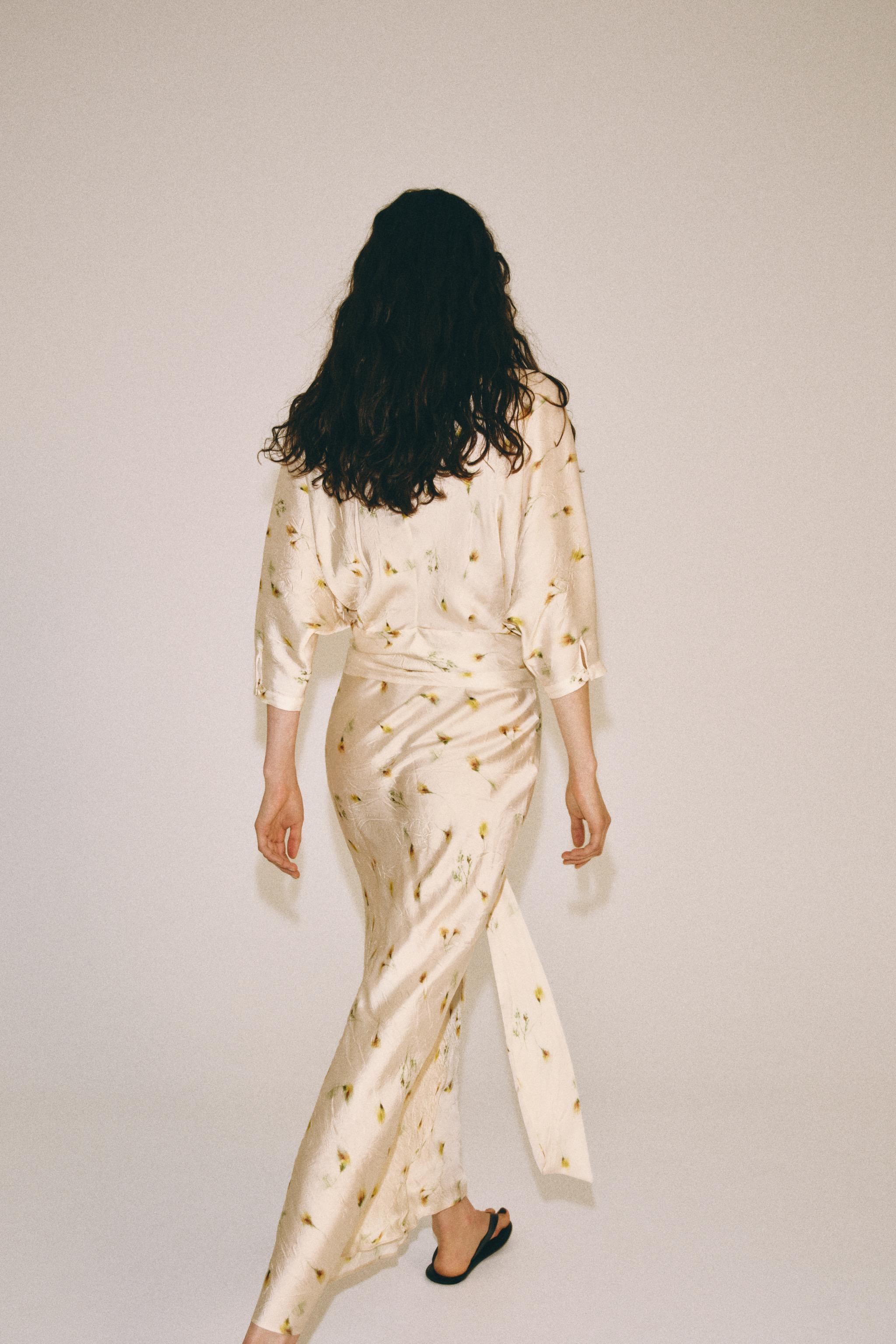 Женские платья Zara ZW COLLECTION PRINTED MAXI DRESS — фото 4