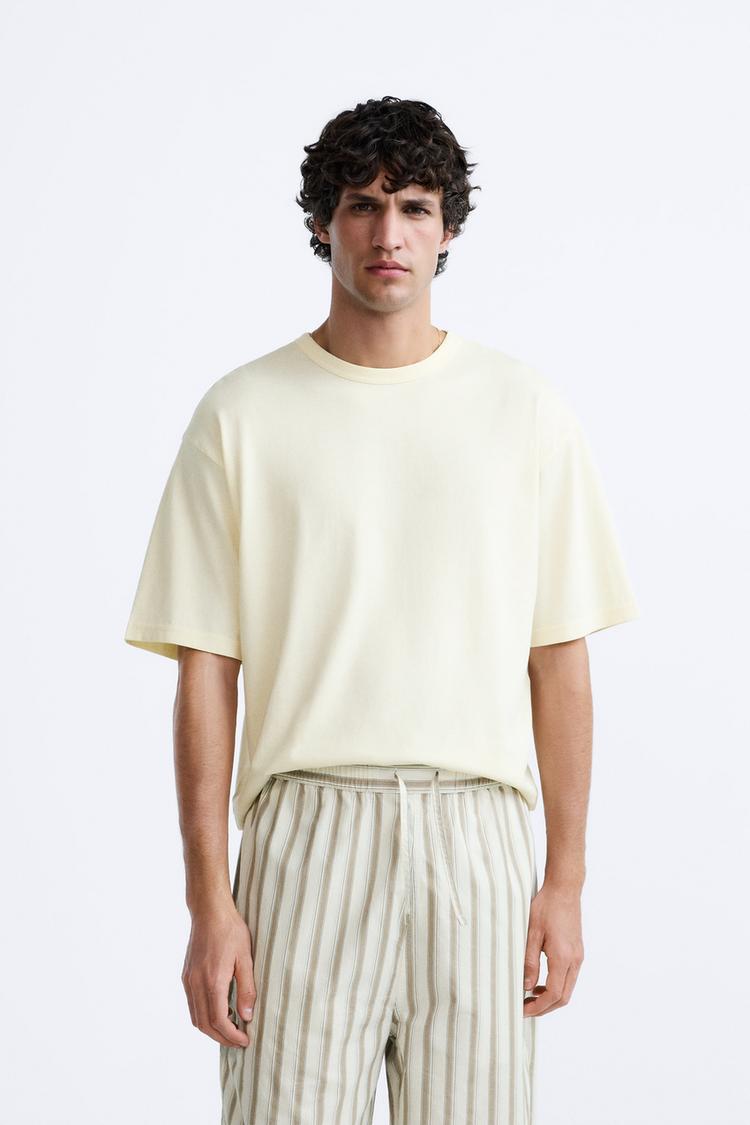 pastel yellow t shirt mens