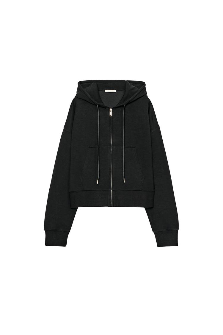 Sudadera interlock capucha