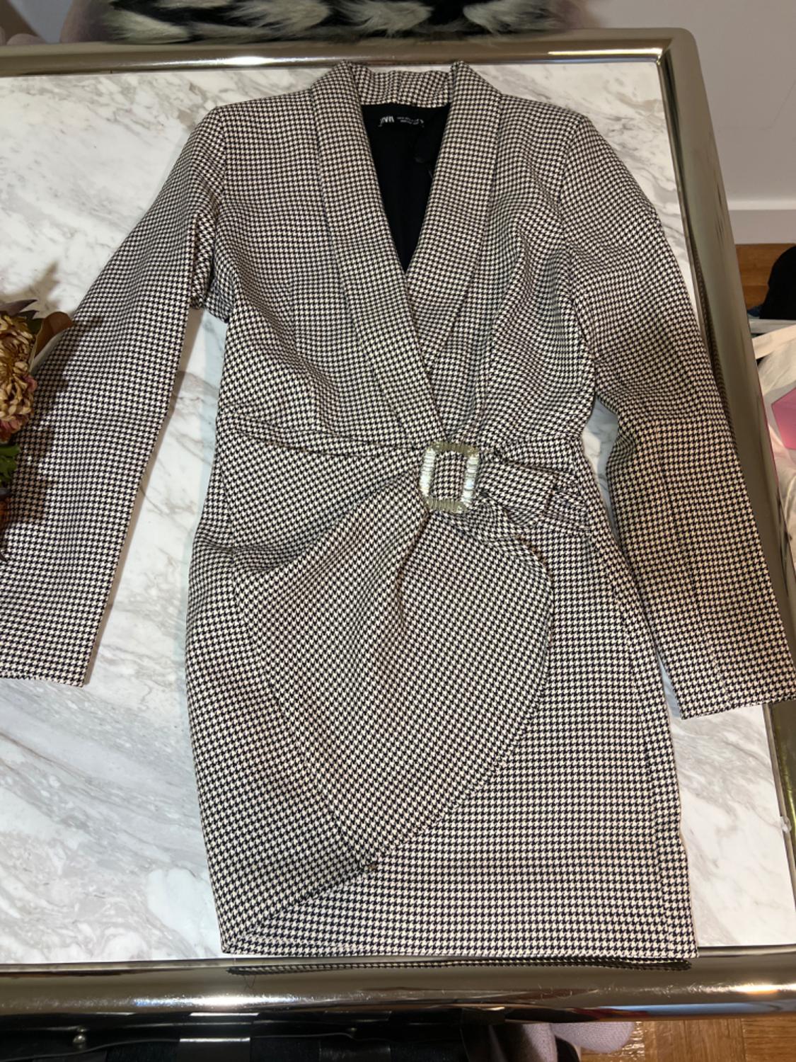 VESTIDO BLAZER PATA DE GALLO